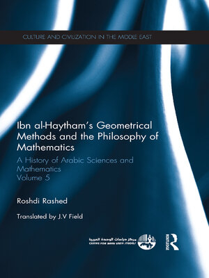 cover image of Ibn al-Haytham's Geometrical Methods and the Philosophy of Mathematics